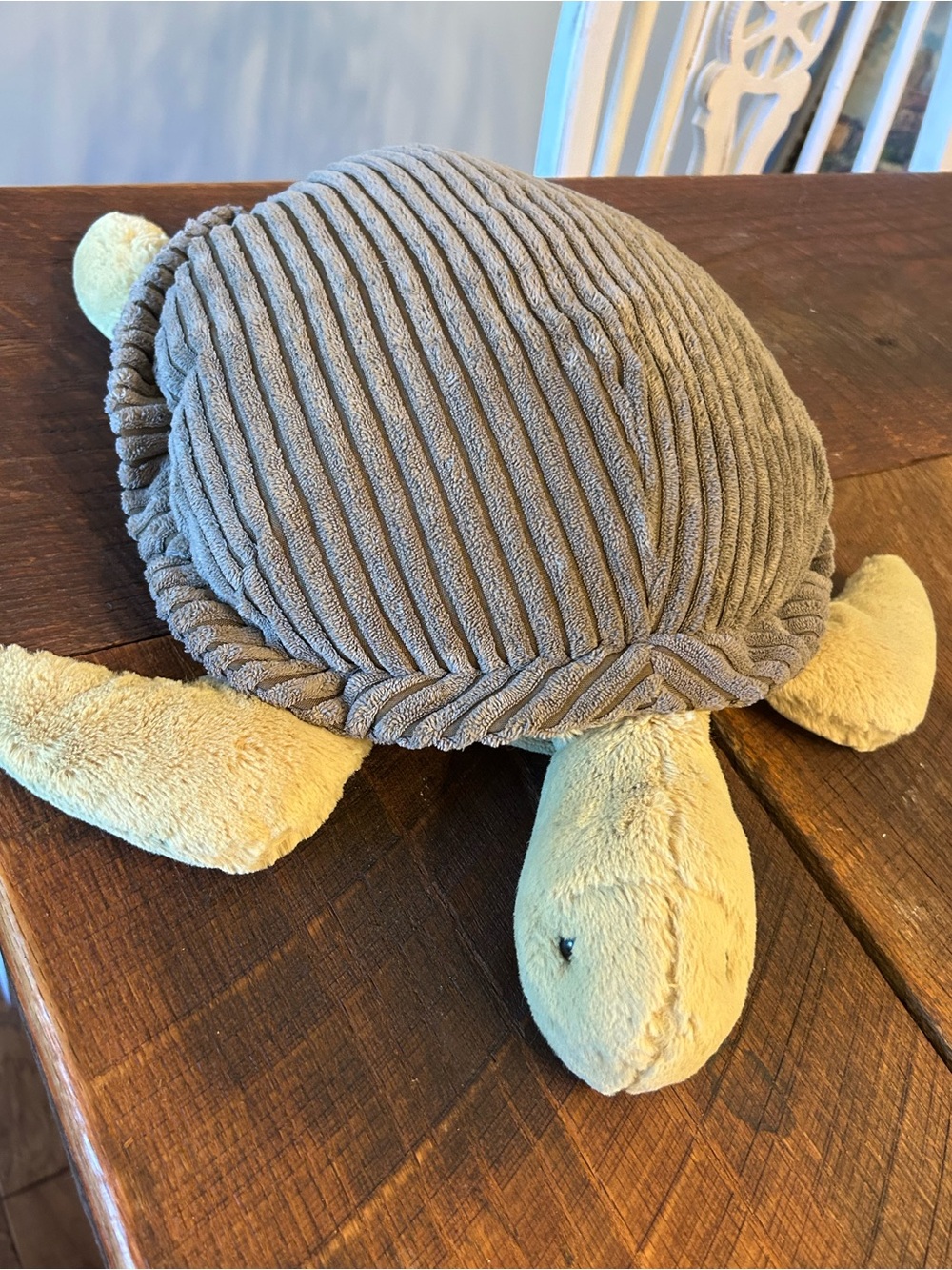 Jellycat Terence Turtle Plush Retired Rare Soft Stuffed Animal Corduroy Shell